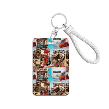 Wholesale/Custom Western style Luggage Card ID Card Holder  (MOQ: 100pcs, per design)