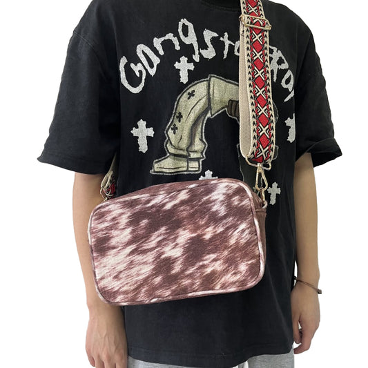 Wholesale/Custom Western Style Cowprint Crossbody bag  (MOQ: 100pcs, per design)