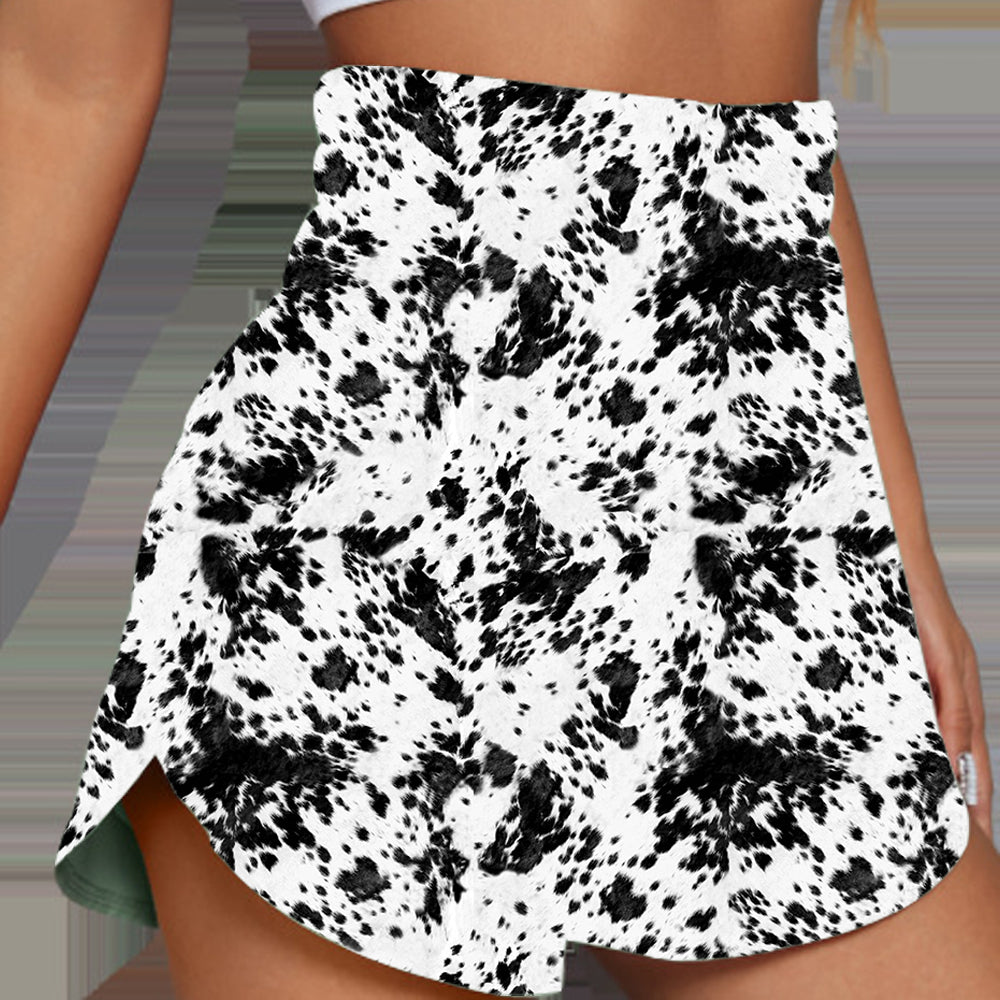 Wholesale/Custom Western style Summer High-Waisted Shorts (MOQ：100pcs per design)