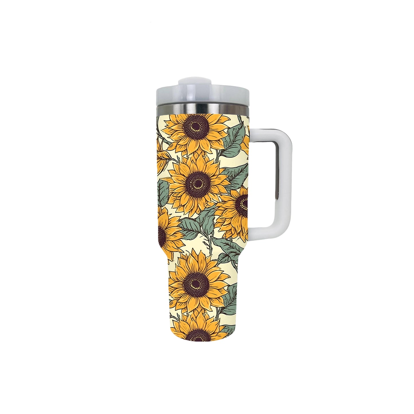 Wholesale/Custom Western Style Sunflower Series 2nd Generation 40oz Tumbler (MOQ:20pcs per design)&nbsp;