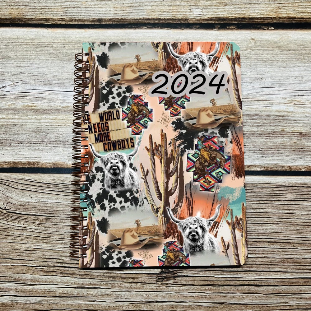 Wholesale/Custom Western style Annual Plan Book (MOQ: 200pcs, mix 4 design)