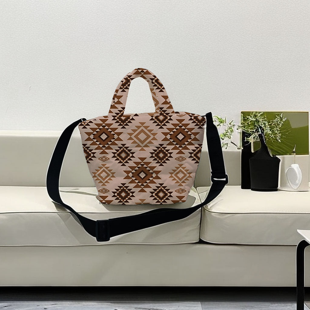 Wholesale/Custom Western style Puffer Tote Bag (MOQ：50pcs per design)