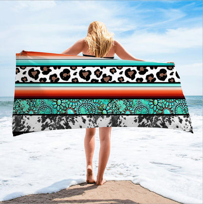 Wholesale Western Style Series Beach Towel Support Customization (MOQ:1pcs per design)
