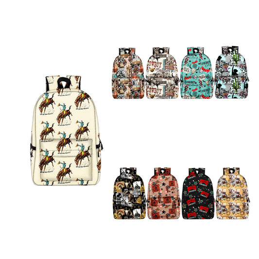Wholesale Western Style Cowboy Series Backpack Support Customization (MOQ:1pcs per design)